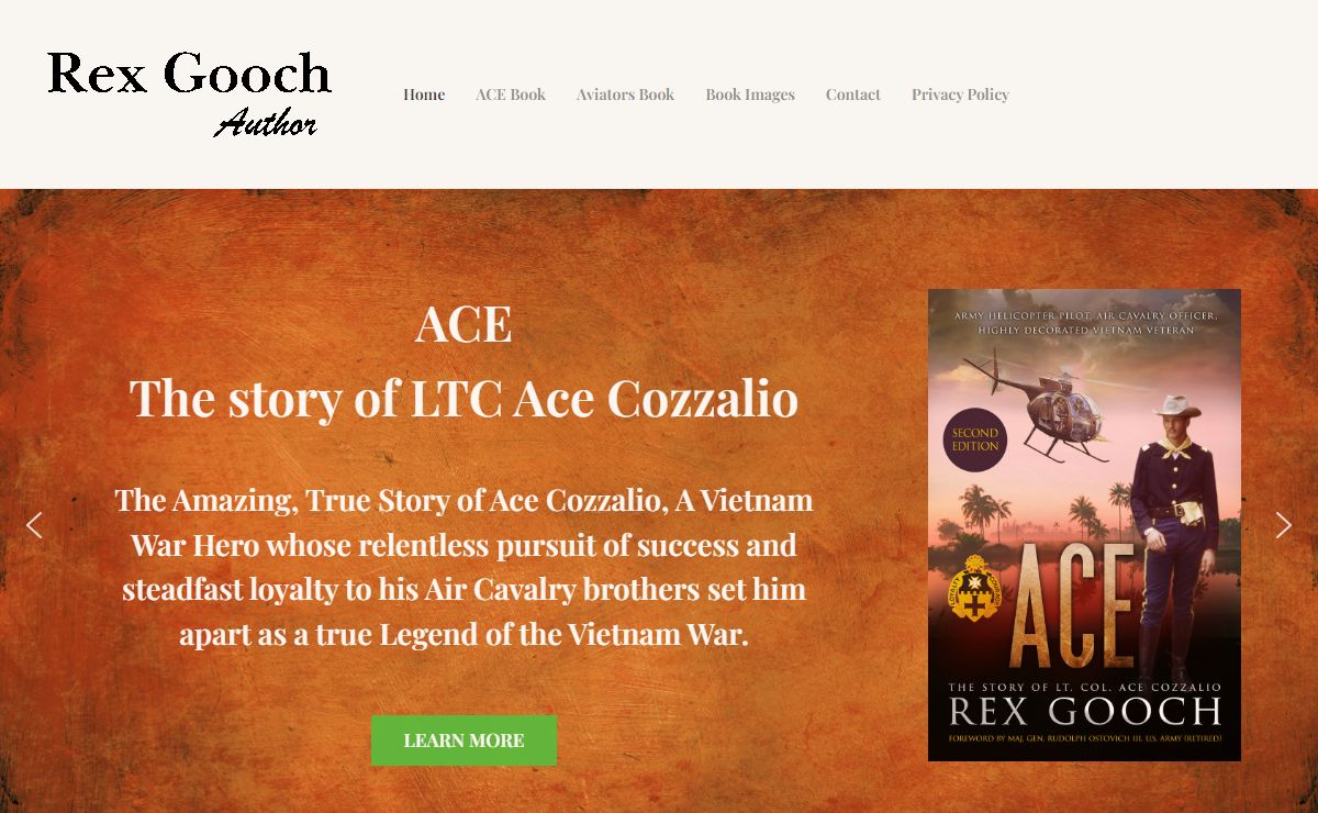 Rex Gooch, Author Home page