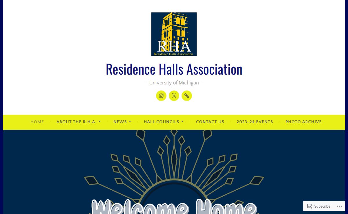 Residence Halls Association – University of Michigan