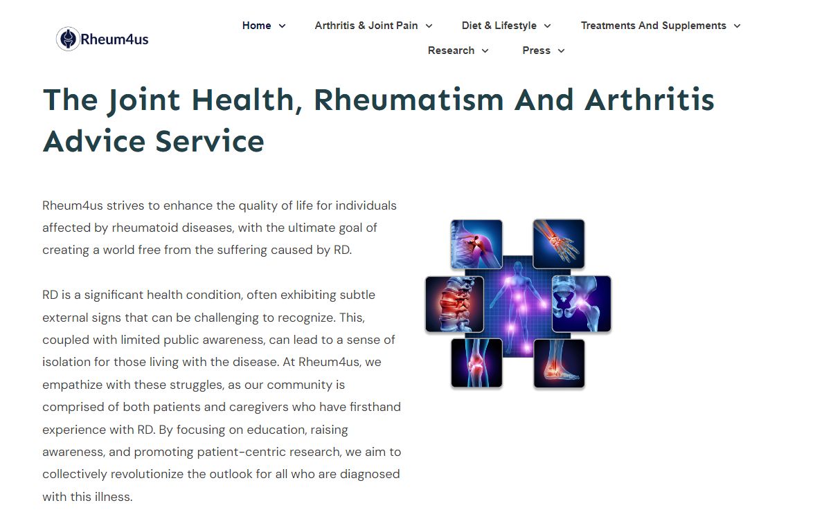 The Joint Health, Rheumatism And Arthritis Advice Service - Rheum4us