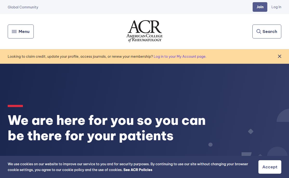 American College of Rheumatology