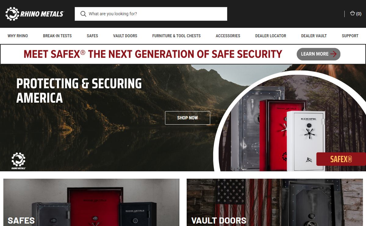 Protecting & Securing America | American Made Gun Safes  - Rhino Metals, Inc