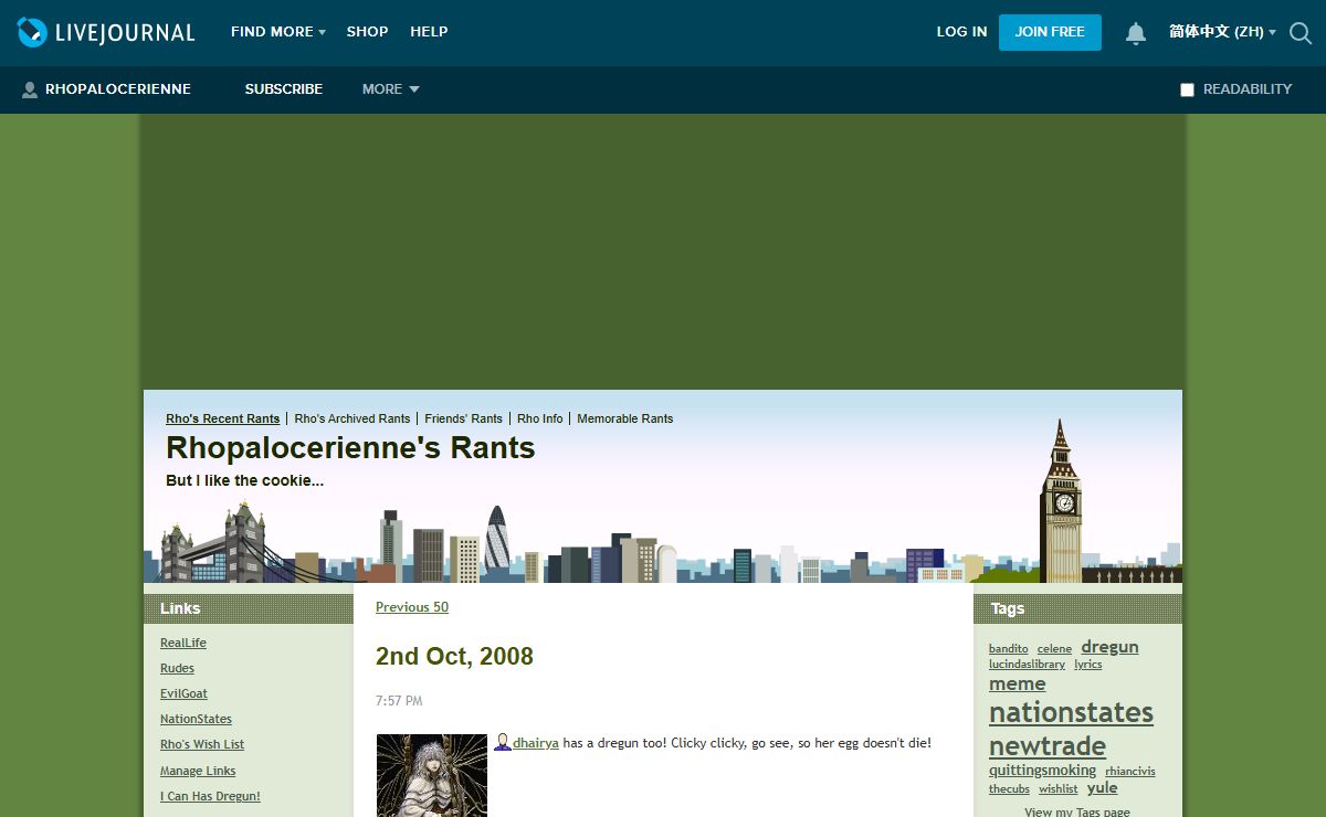 Rhopalocerienne's Rants — LiveJournal