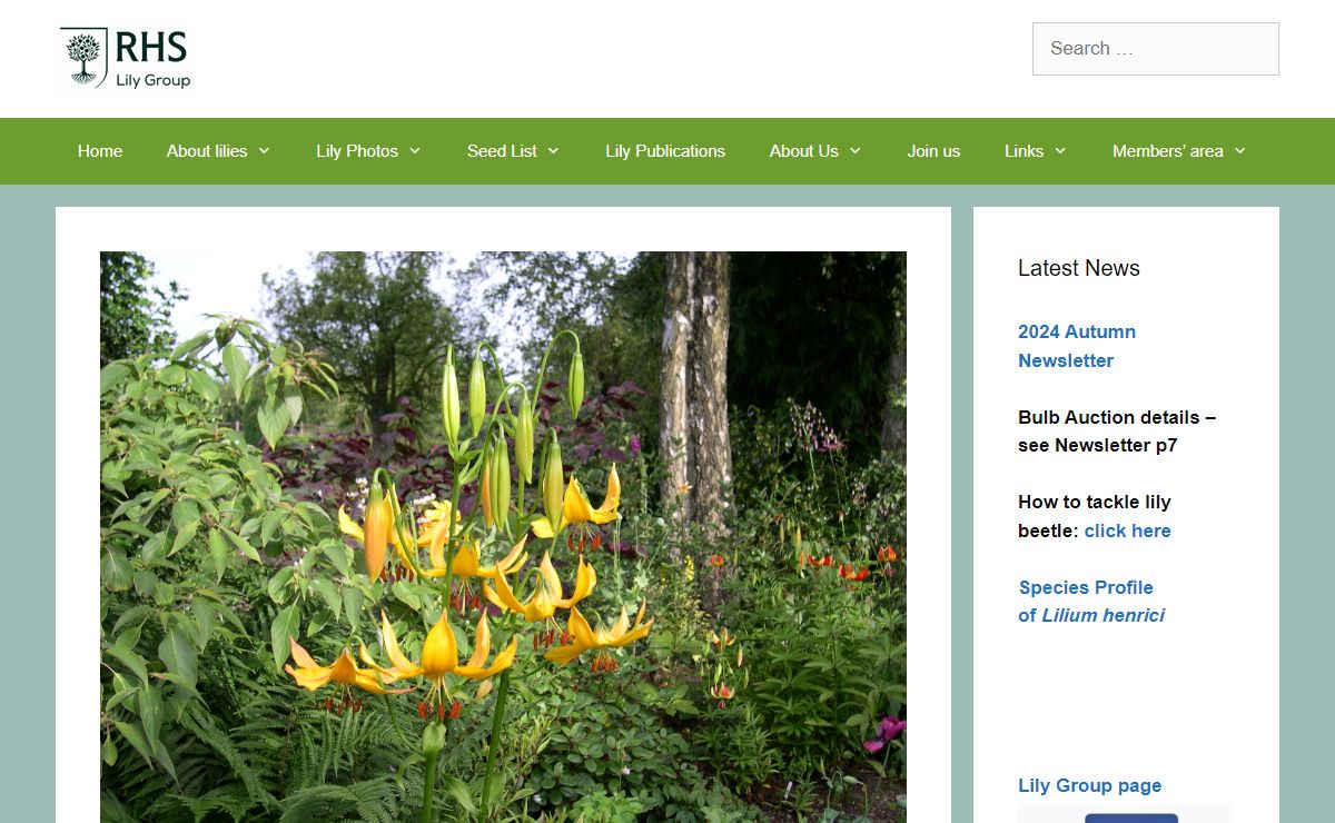 RHS Lily Group - RHS Lily Group