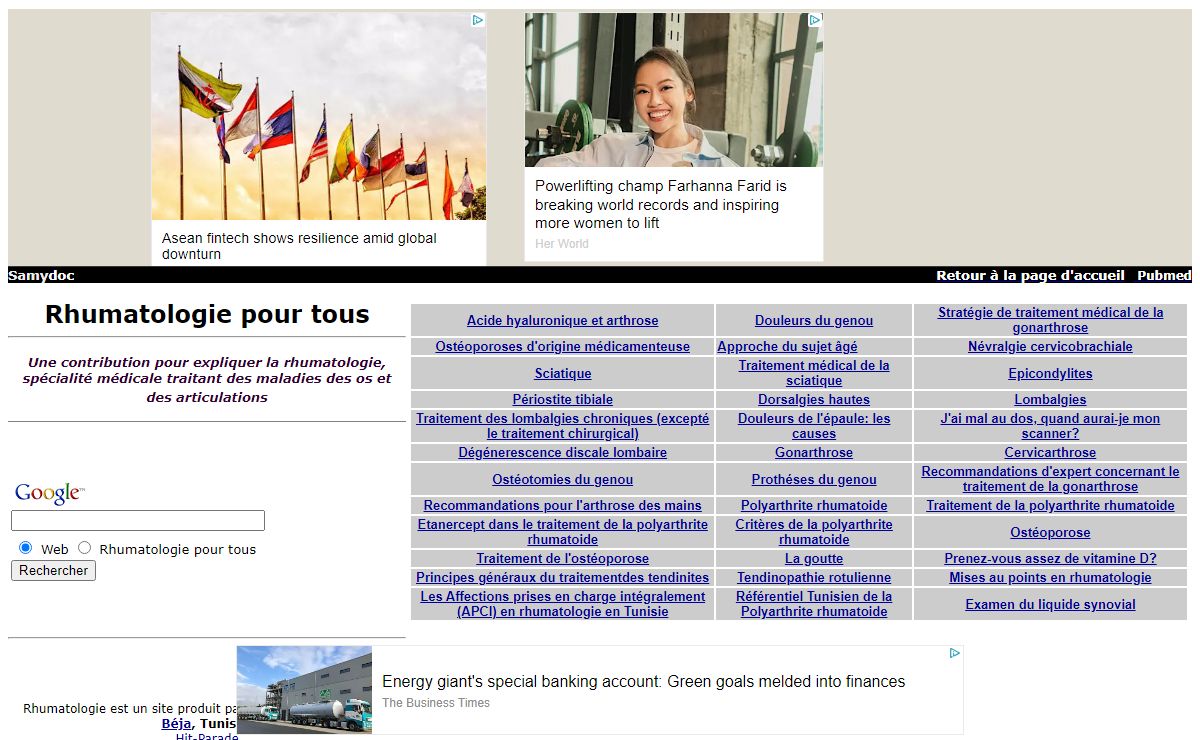 Rhumatologie