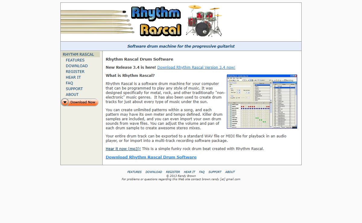Rhythm Rascal - Software Drum Machine Program