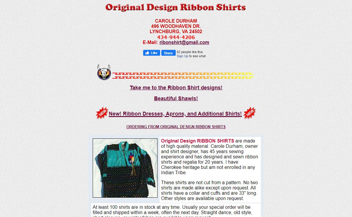 ORIGINAL DESIGN RIBBON SHIRTS