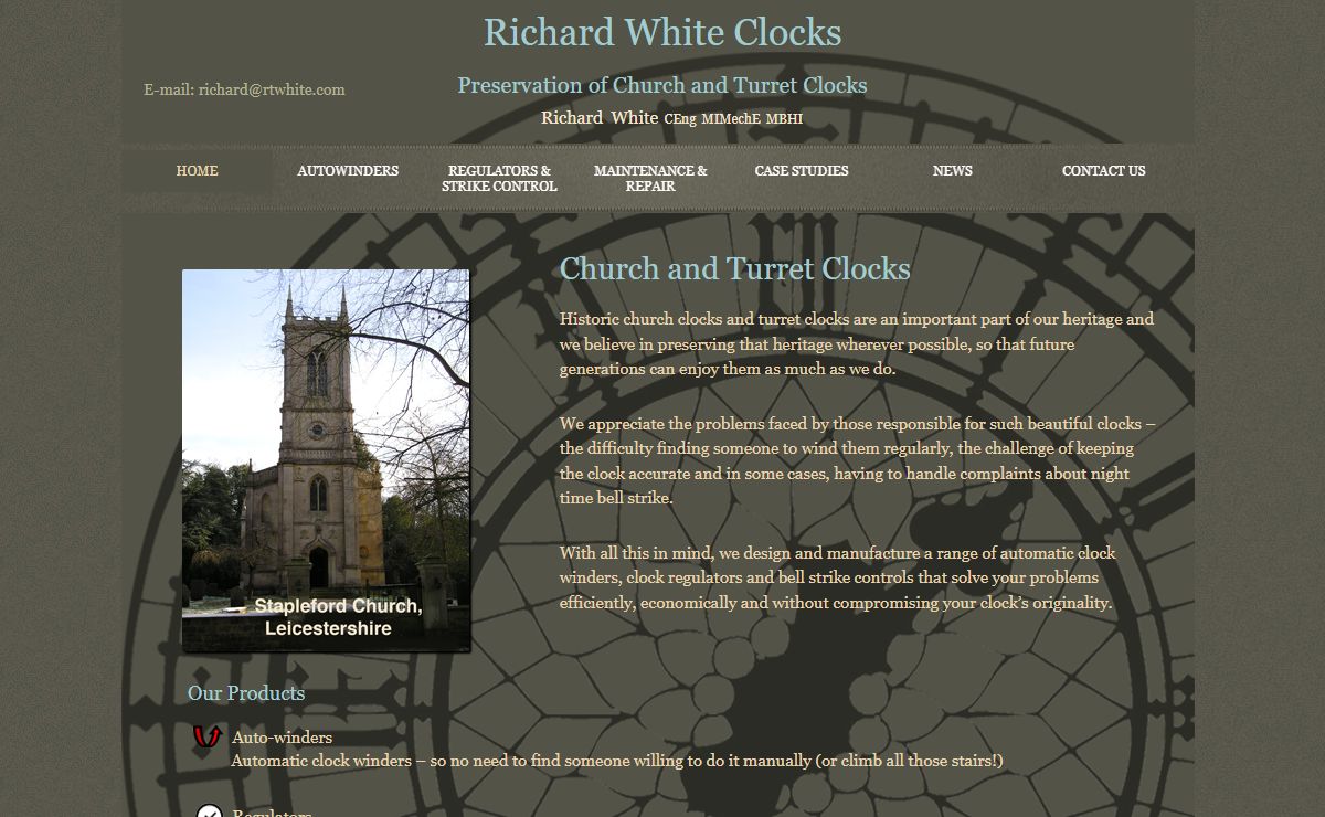 Richard White | Repair and Preservation of Church & Turret Clocks
