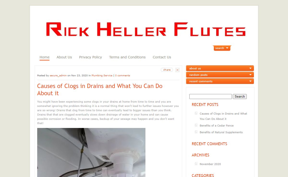 Rick Heller Flutes - carbon 60 supplement, Plumbers Corpus Christi, Fencing San Antonio