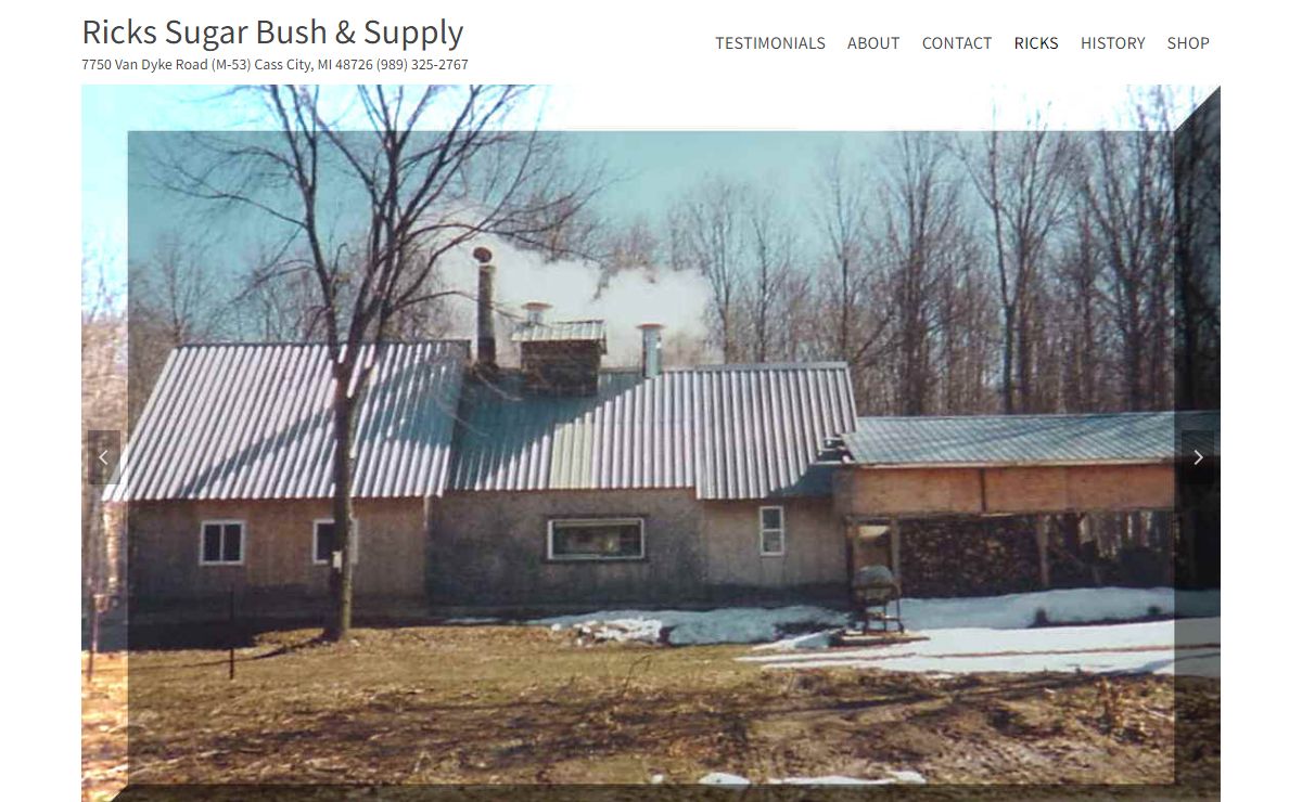Ricks - Ricks Sugar Bush & Supply