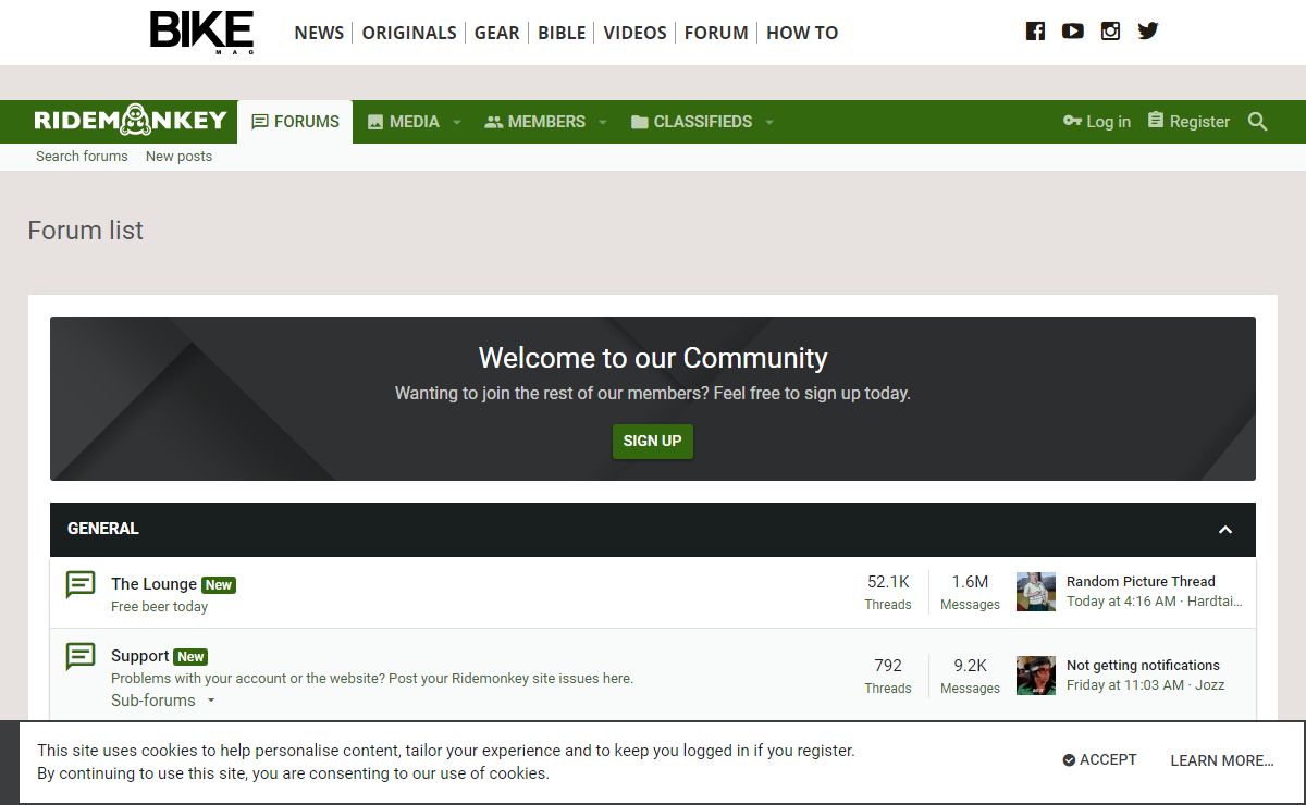 Ridemonkey Forums