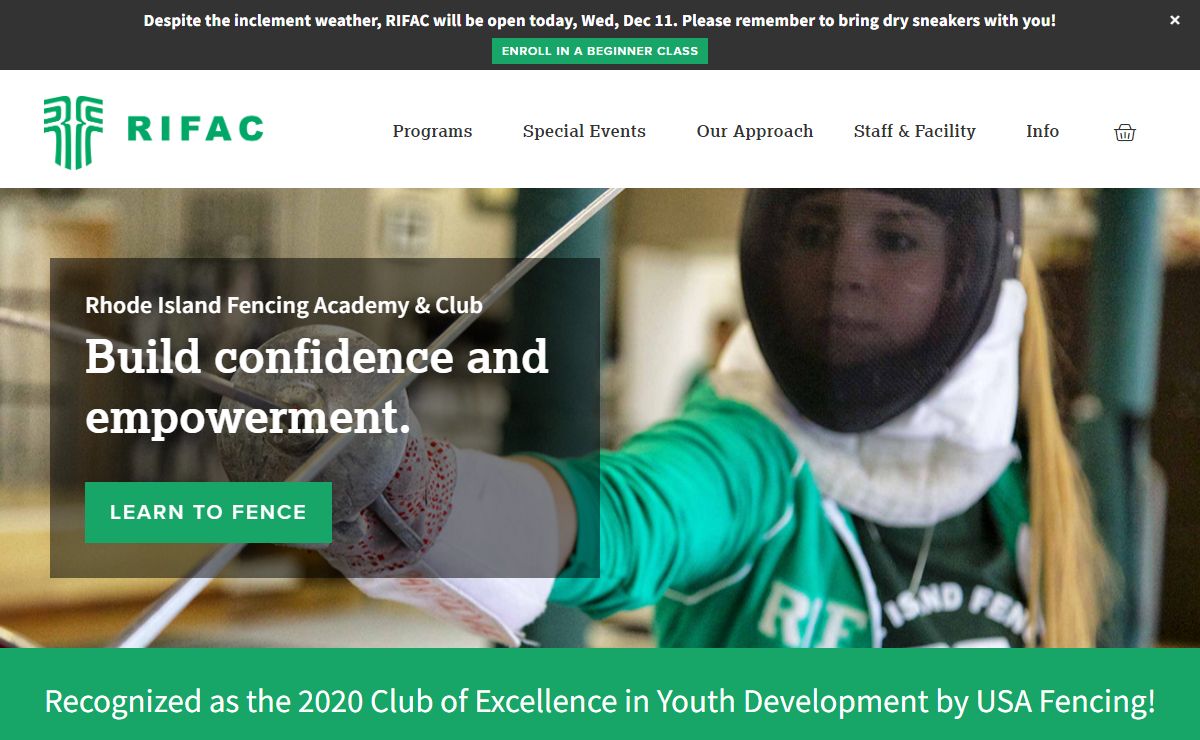 RIFAC | Rhode Island Fencing Academy & Club