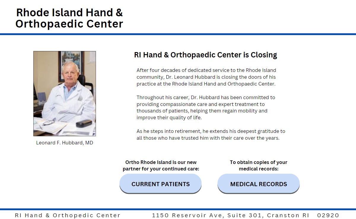 RI Hand & Ortho Center