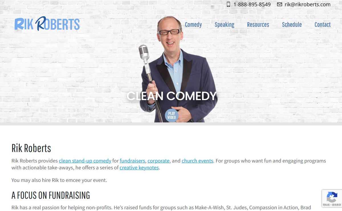 Rik Roberts | Fundraising Comedian and Keynote Speaker