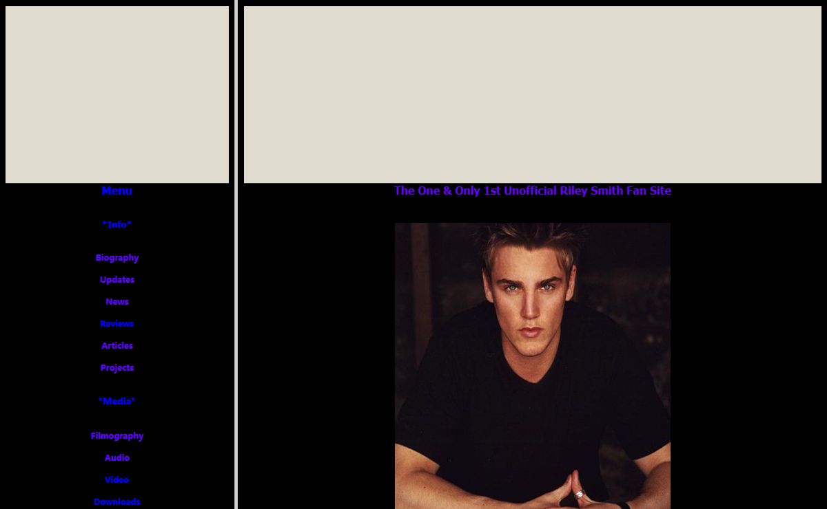 The One & Only 1st Unofficial Riley Smith Fan Site