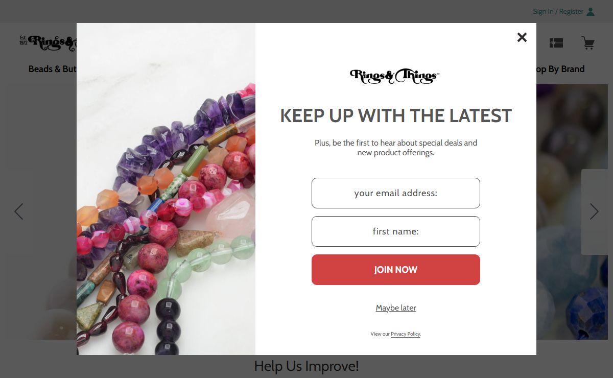 Jewelry Making Supplies, Findings, and Beads - Rings & Things