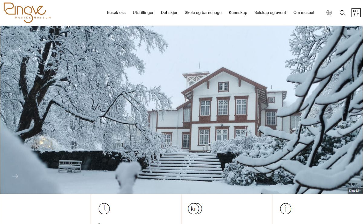 Forside - Ringve Musikkmuseum