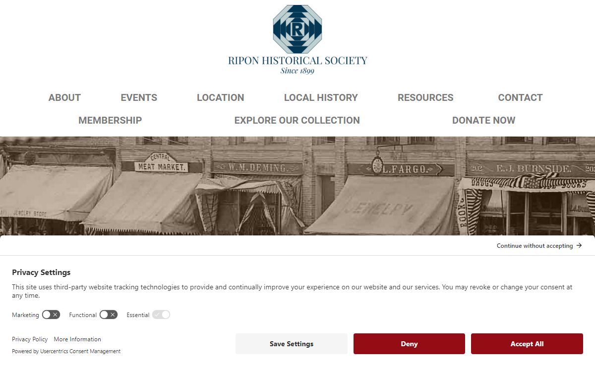 Home - Ripon Historical Society
