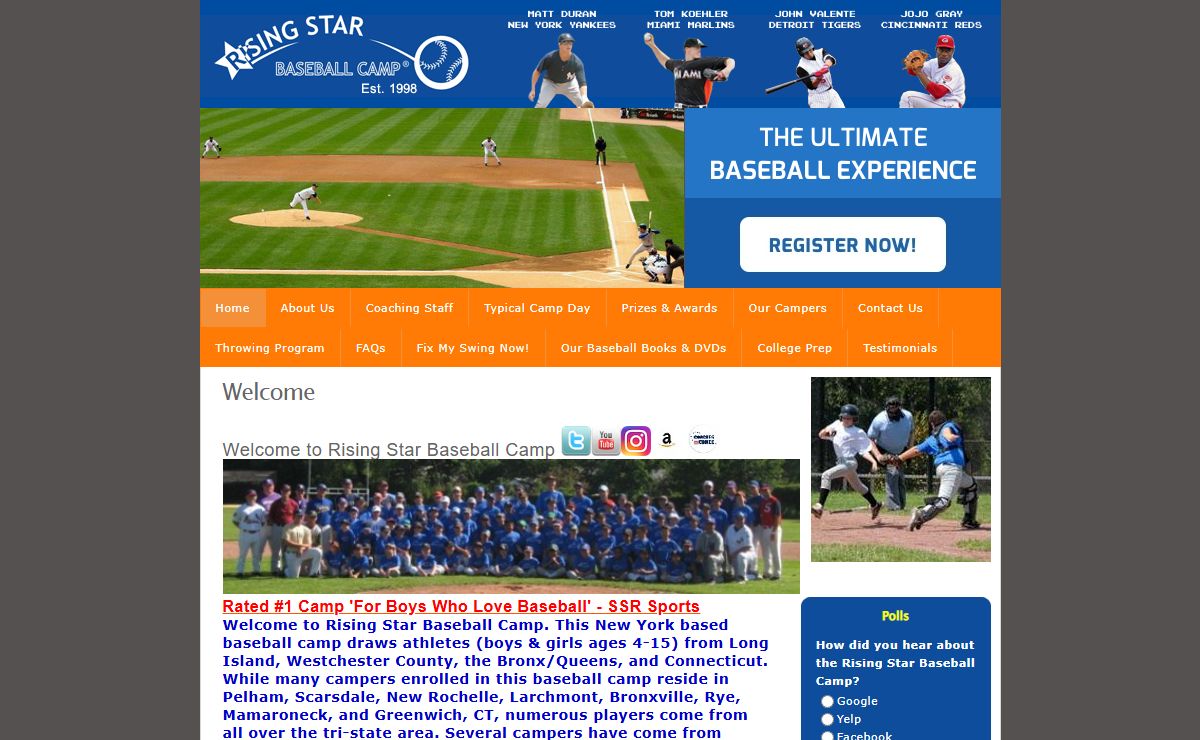 Rising Star Baseball Camp