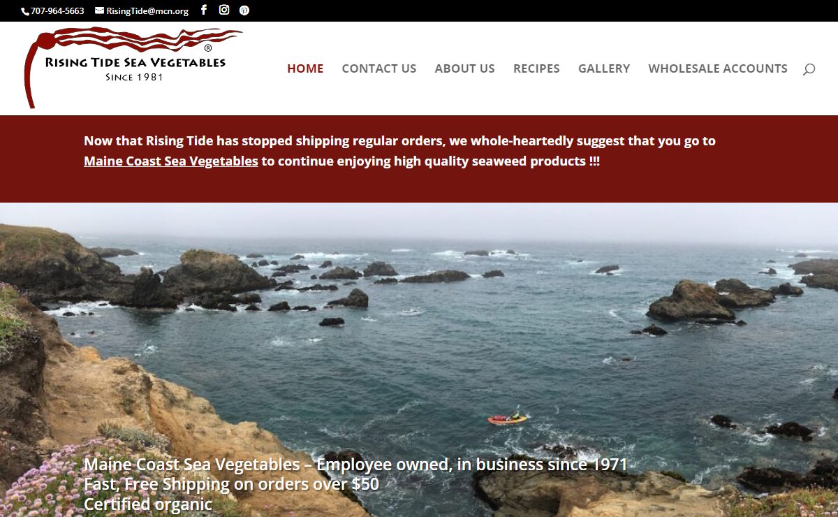 Rising Tide Sea Vegetables - Rising Tide Sea Vegetables