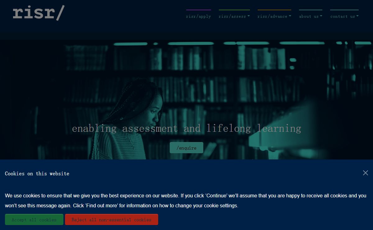 eAssessment learning platform & education software — risr/