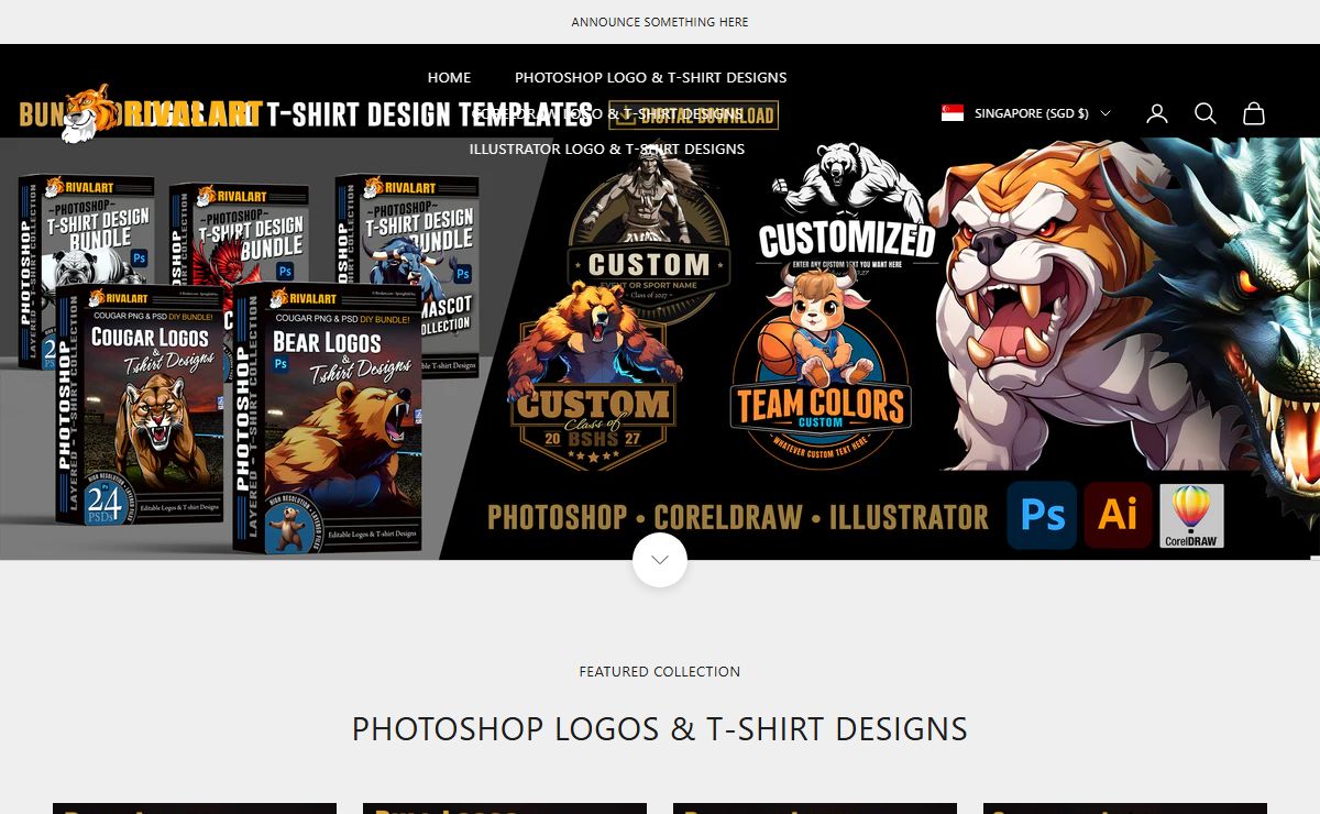 Rivalart - Get Premium Logos, Mascot & Sport T-Shirt Designs & More!