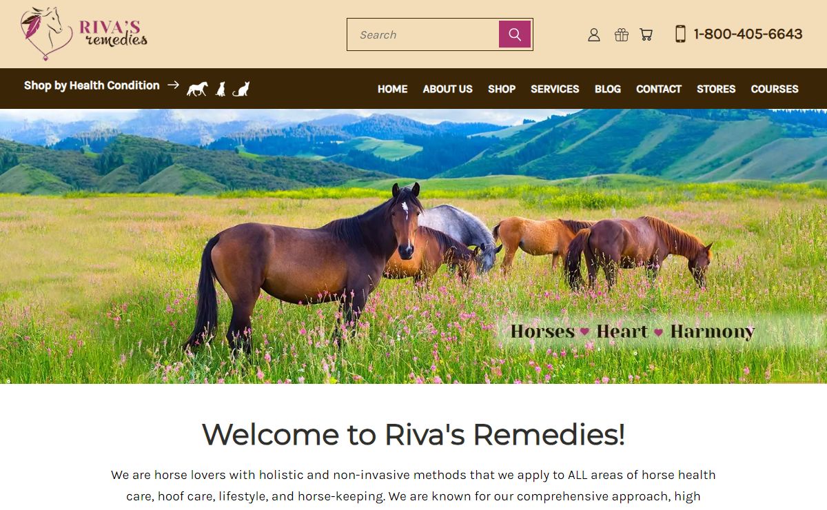Riva's Remedies | Natural Health Products Horses, Dogs & Cats