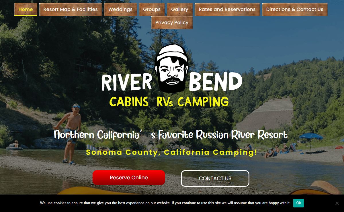 River Bend Resort | Outdoor Park & Campground Forestville CA