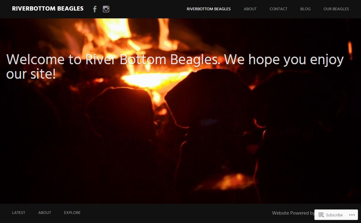 RiverBottom Beagles – Welcome to River Bottom Beagles. We hope you enjoy our site!