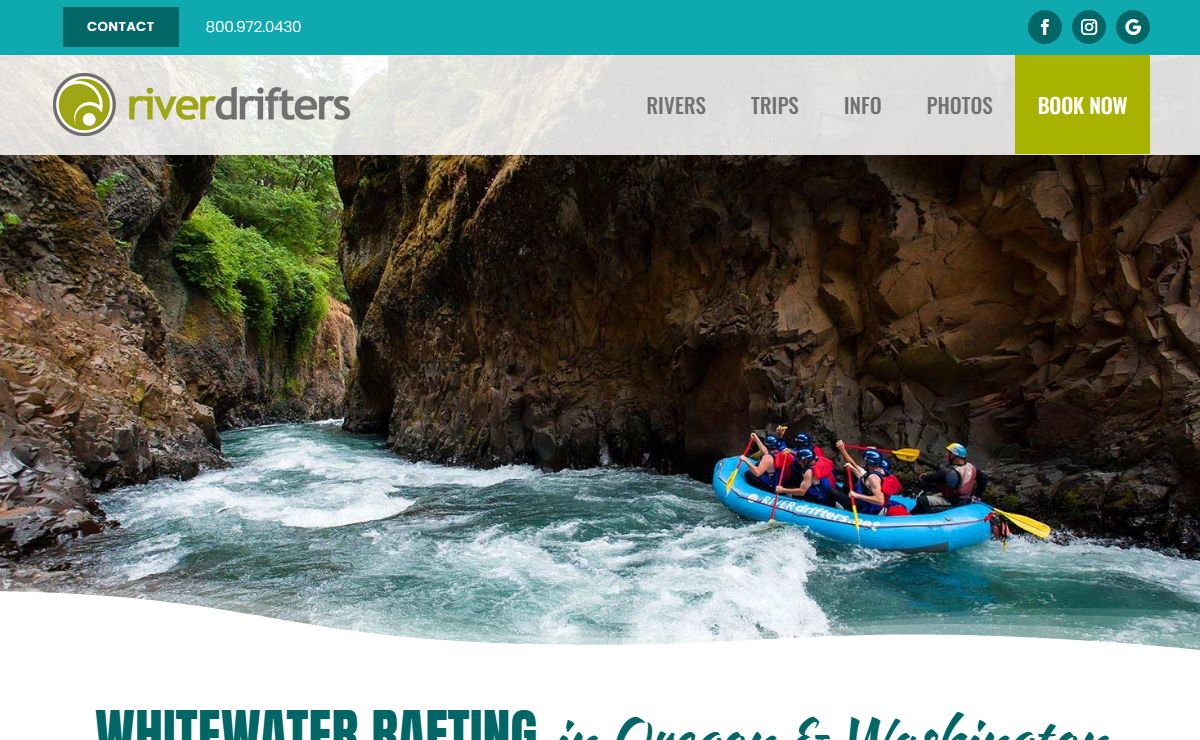 White Water Rafting in Oregon & Washington | River Drifters
