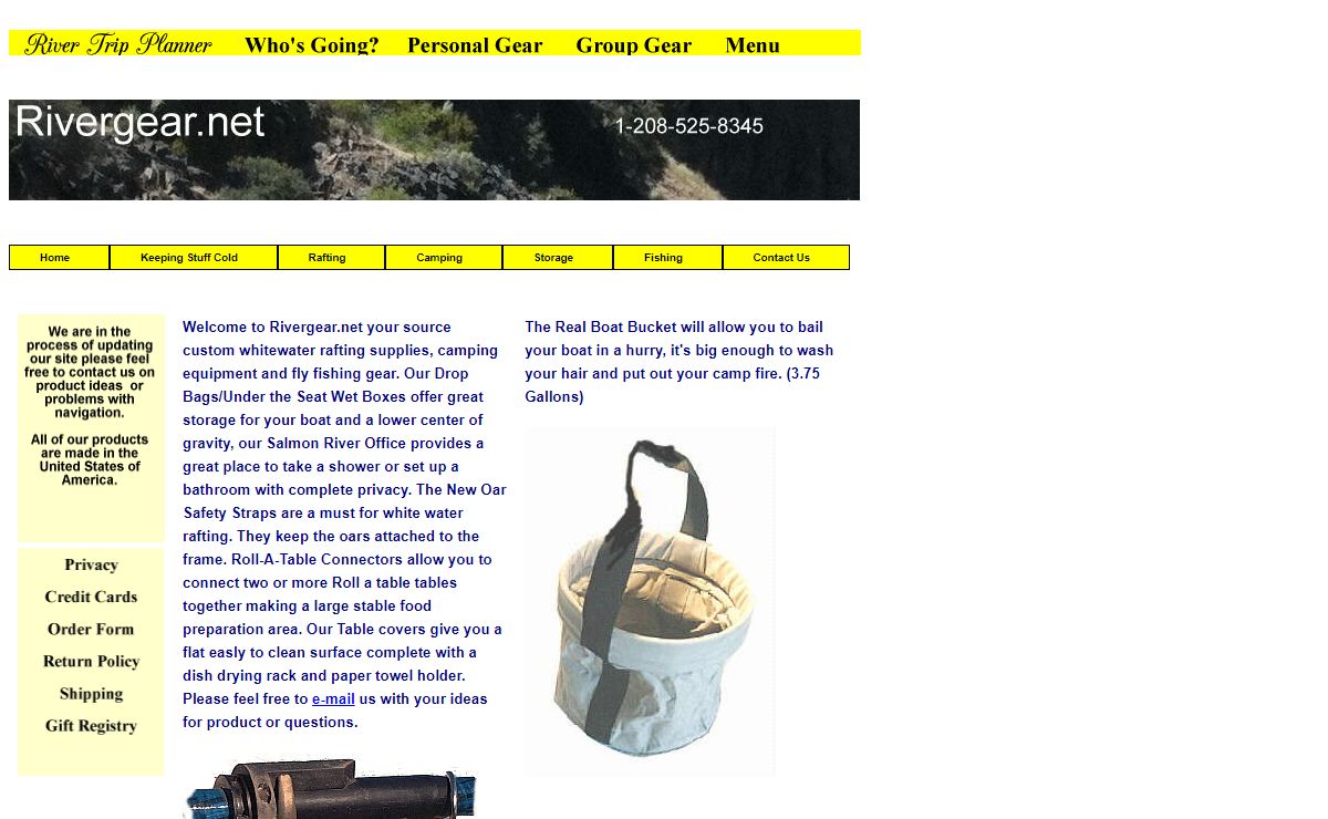 Rivergear.net-Whitewater Rafting Equipment,river gear, camping gear, fly fishing gear, cooler covers,rafting drop mesh boat bags, river trip planner
