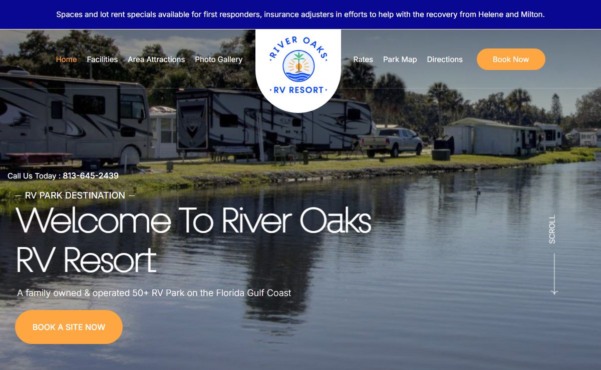 River Oaks RV Resort in Ruskin, FL