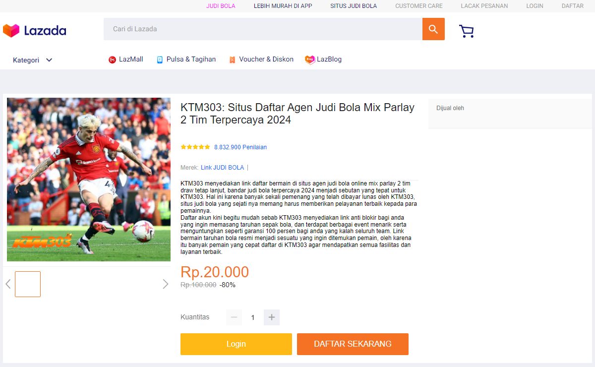 KTM303: Situs Daftar Agen Judi Bola Mix Parlay 2 Tim Terpercaya 2024