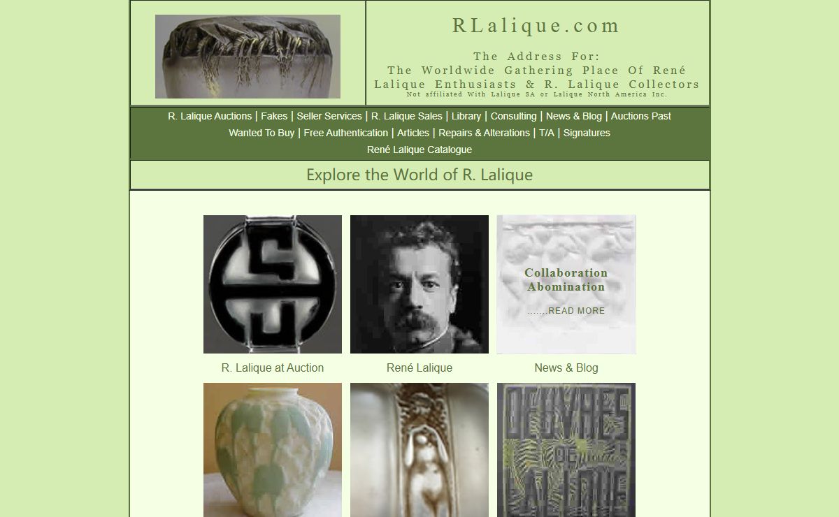 RLalique.com: R Lalique & Rene Lalique World Gathering Place