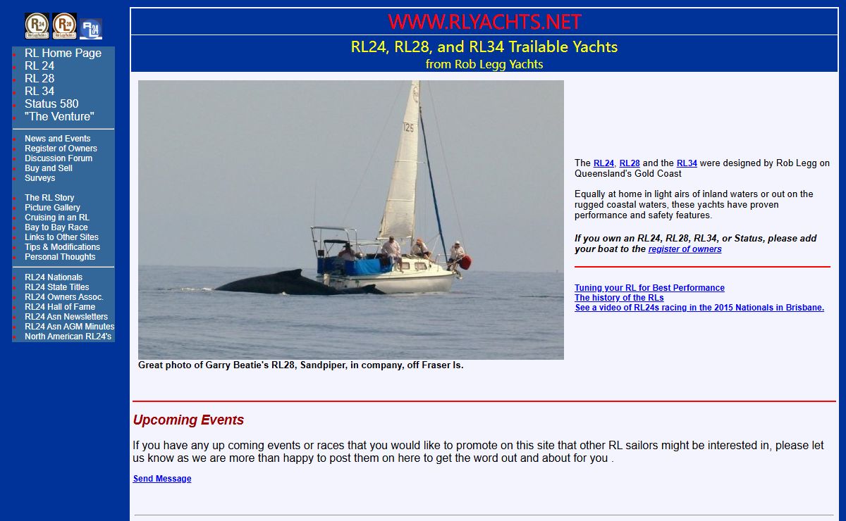 RL Trailable Yachts from Rob Legg Yachts
