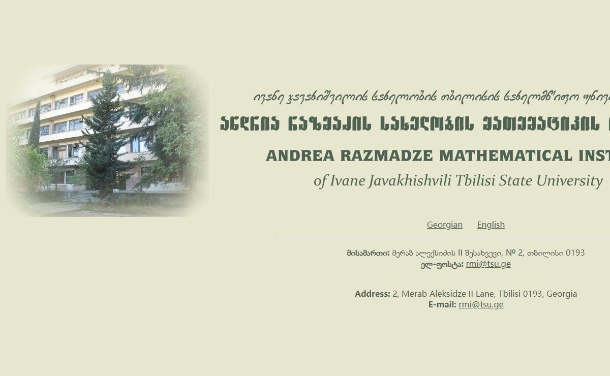 Razmadze Mathematical Institute