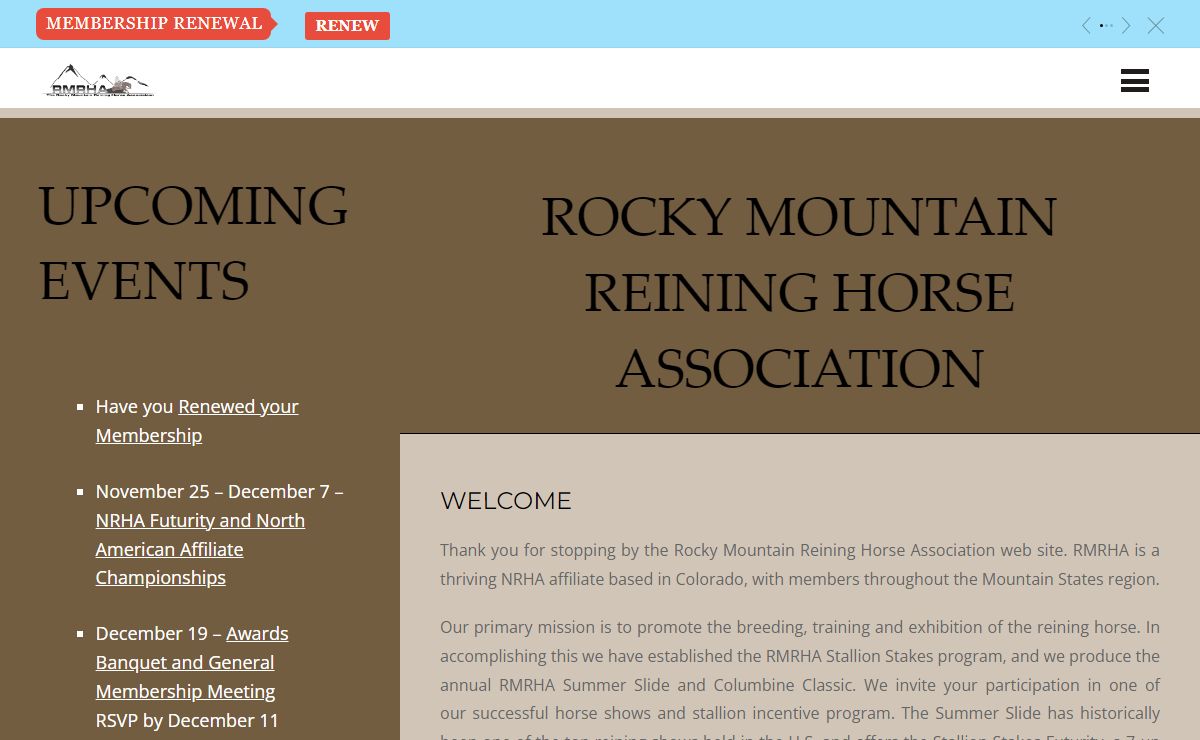 Rocky Mountain Reining Horse Association – Reining on the Colorado Front Range