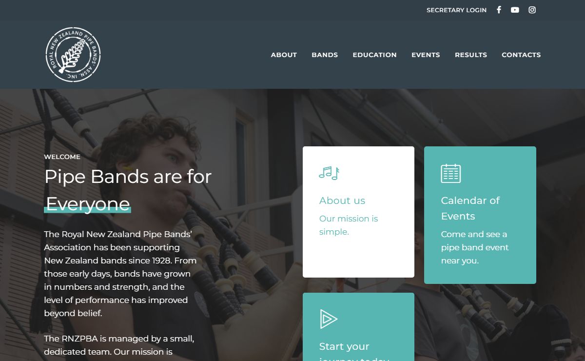 RNZPBA - Royal New Zealand Pipe Band's Association