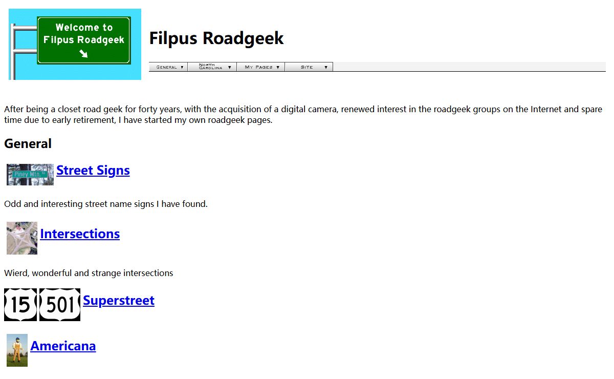 Filpus Roadgeek - Main