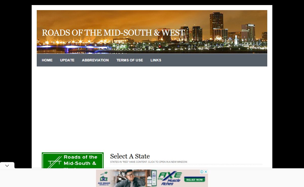 Roads of the Mid-South & West