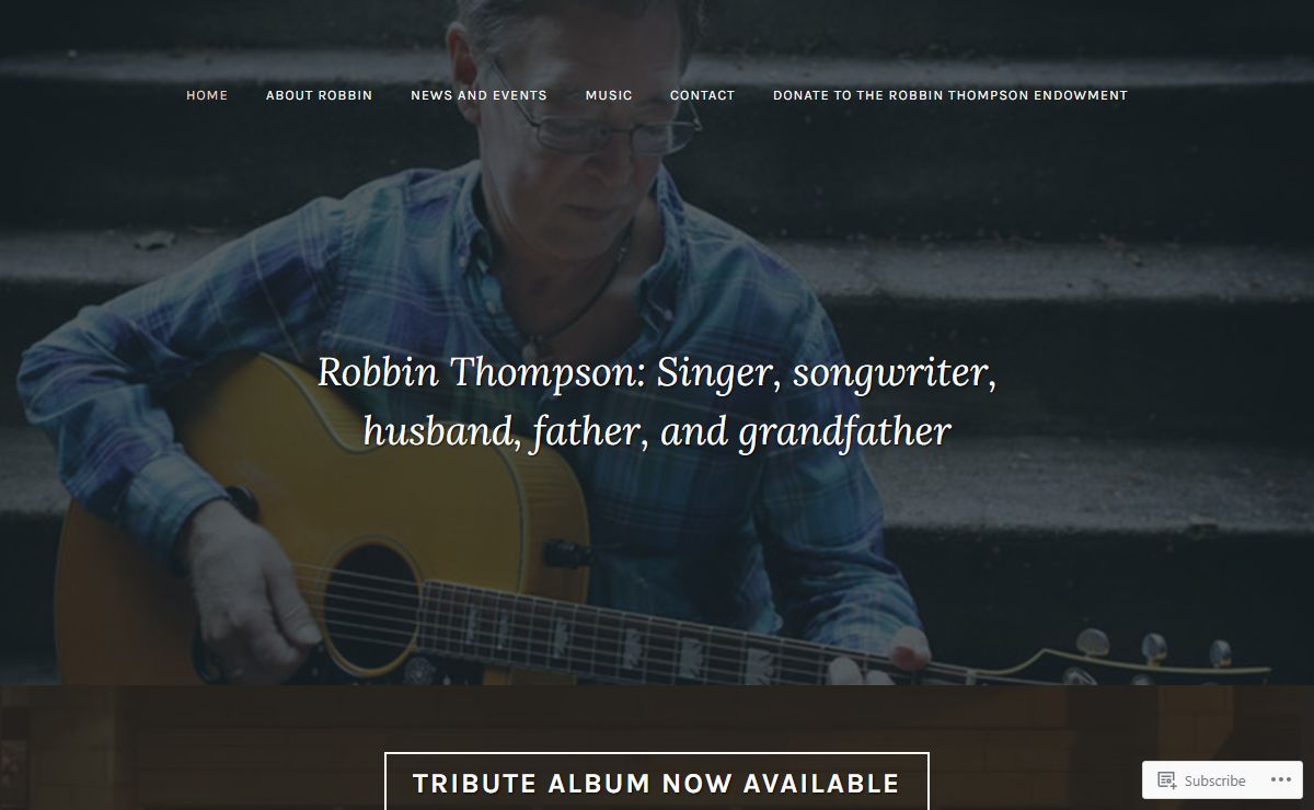 Robbin Thompson – Legendary singer-songwriter from Richmond, Virginia