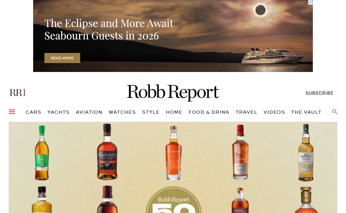 Robb Report – The Best Luxury Cars, Jets, Yachts, Travel, Watches