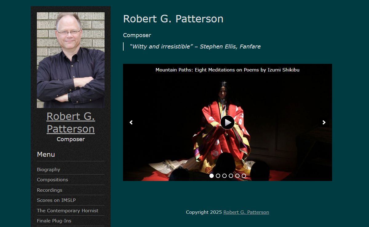Robert G. Patterson - composer