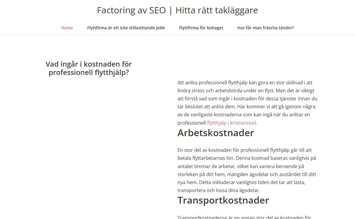 Använda SEO | Hitta din takläggare & Flyttfirma Malmö snabbt