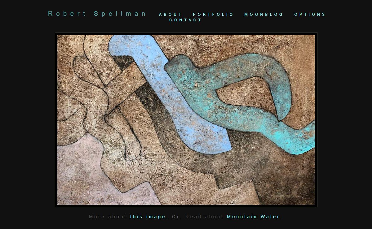 Homepage for Contemporary Artist Robert Spellman