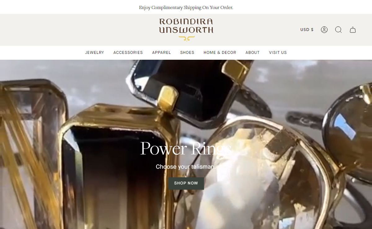 Women's Jewelry Handcrafted in California I Robindira Unsworth