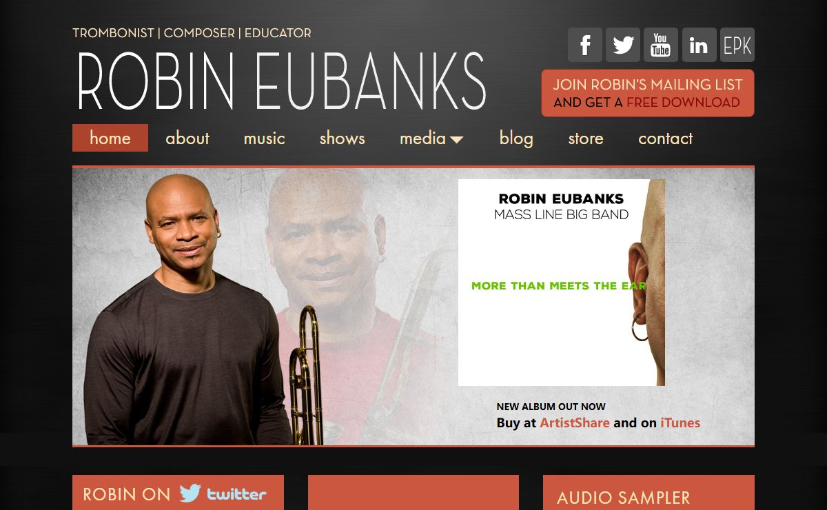 Robin Eubanks | Trombonist | Composer | Educator