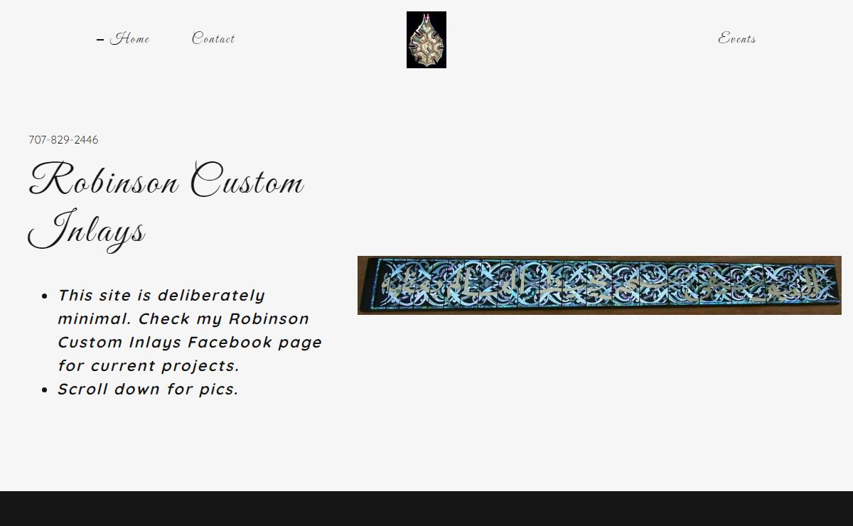Robinson Custom Inlays - Home