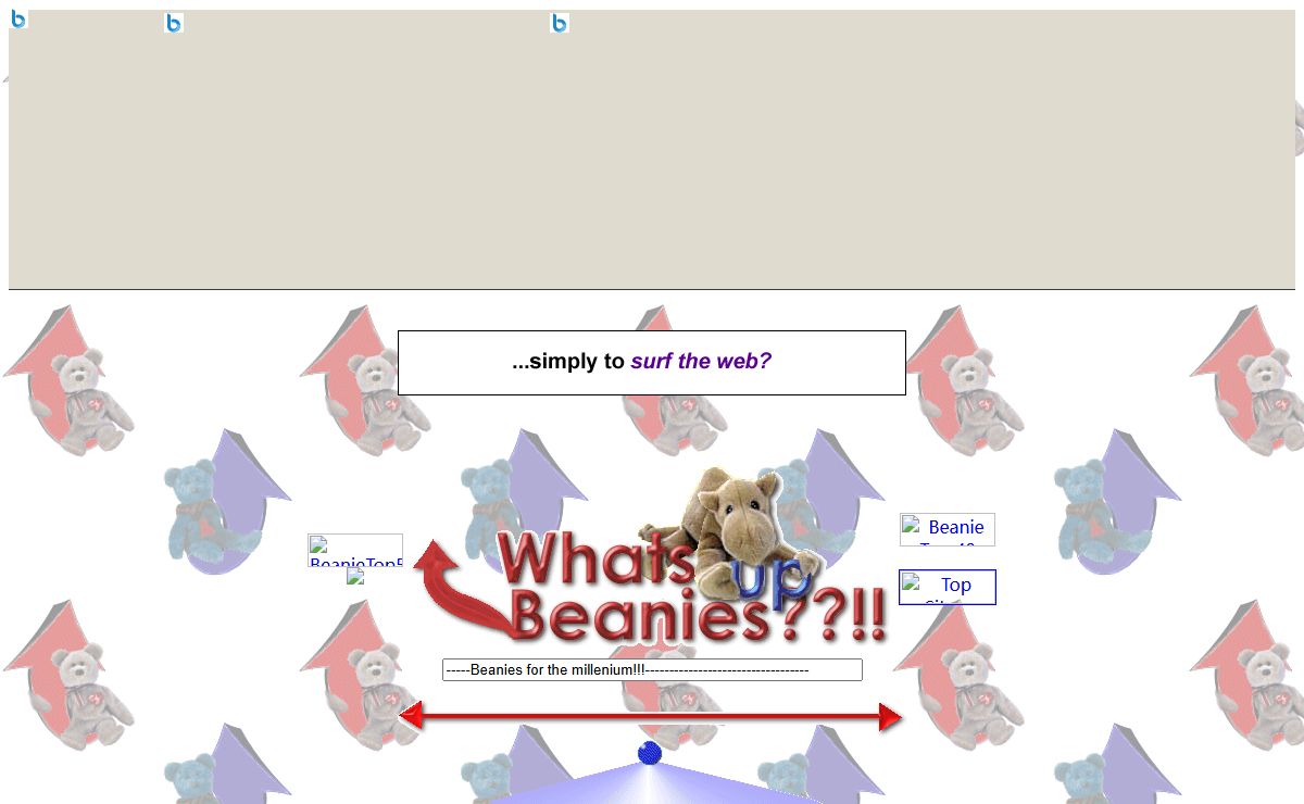 Whats up Beanies Ty beanie babies rumors,news and graphics.