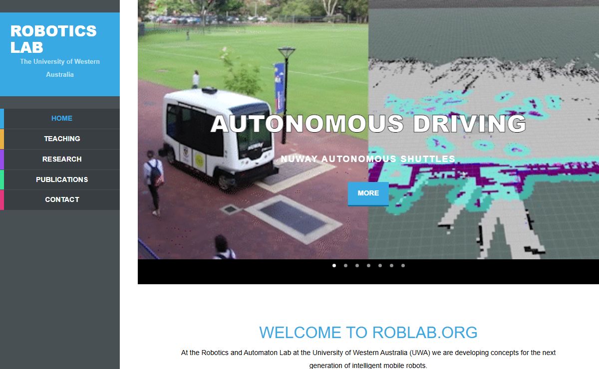 Robotics Lab UWA