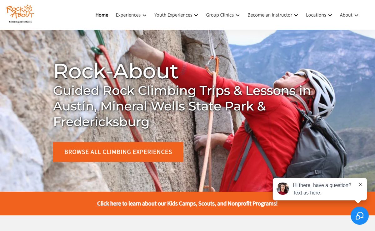 Rock-About | Rock Climbing near Austin, TX - Outdoor Climbing